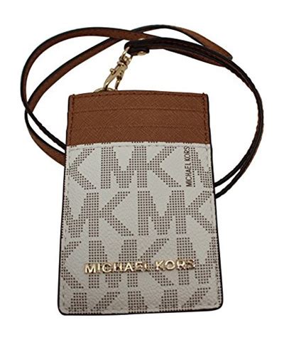 michael kors badge holder|michael kors lanyard.